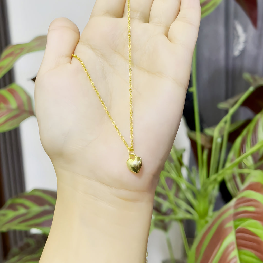 Gold-Plated Heart Locket with Sterling-Silver (Chandi) Material - Stylish & Elegant