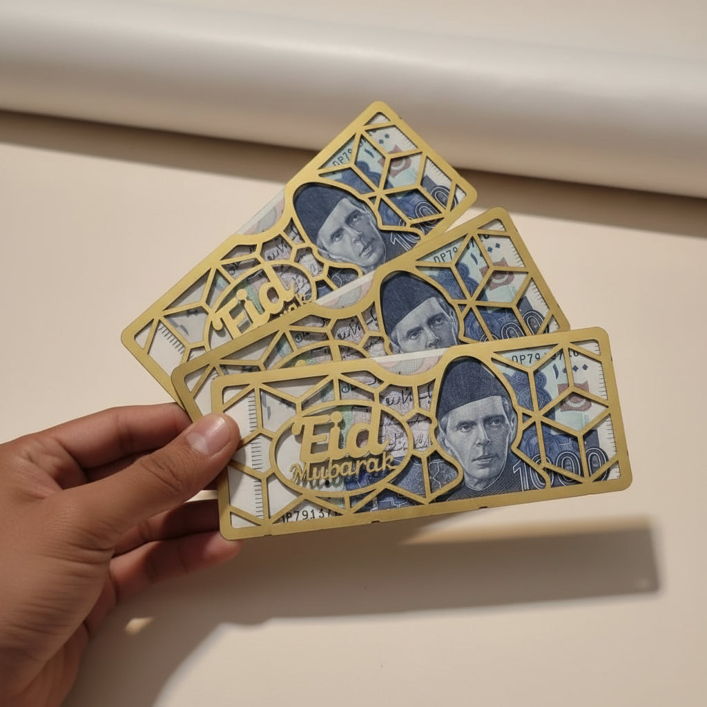 Eidi Envelopes in Stainless Steel Metal.