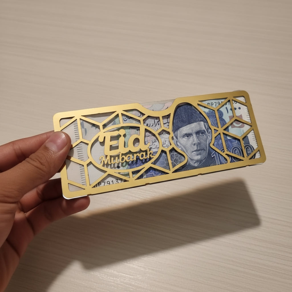 Eidi Envelopes in Stainless Steel Metal.