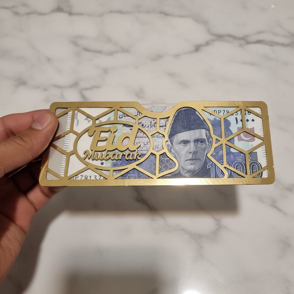 Eidi Envelopes in Stainless Steel Metal.