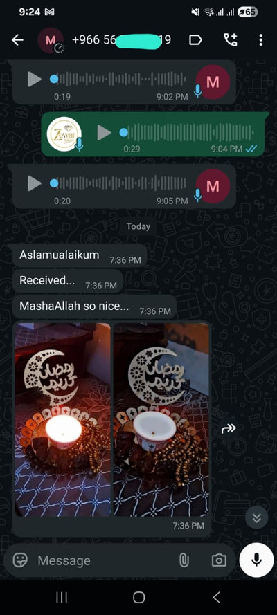 WhatsApp conversation screenshot
