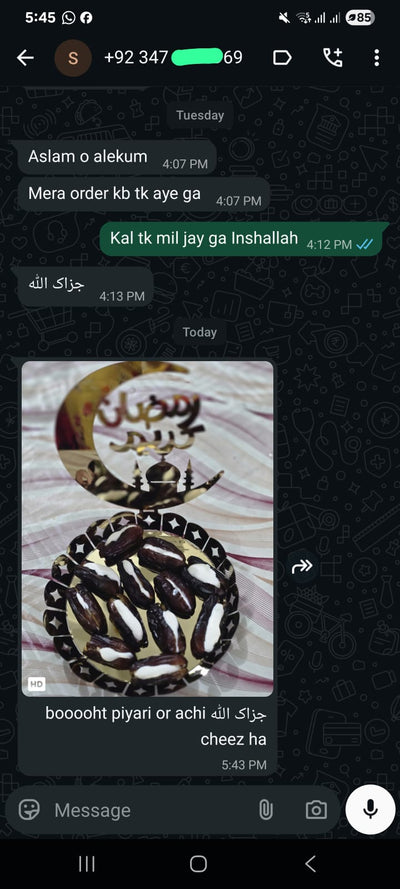 WhatsApp conversation screenshot