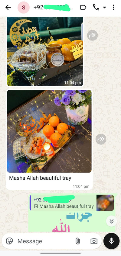 WhatsApp conversation screenshot